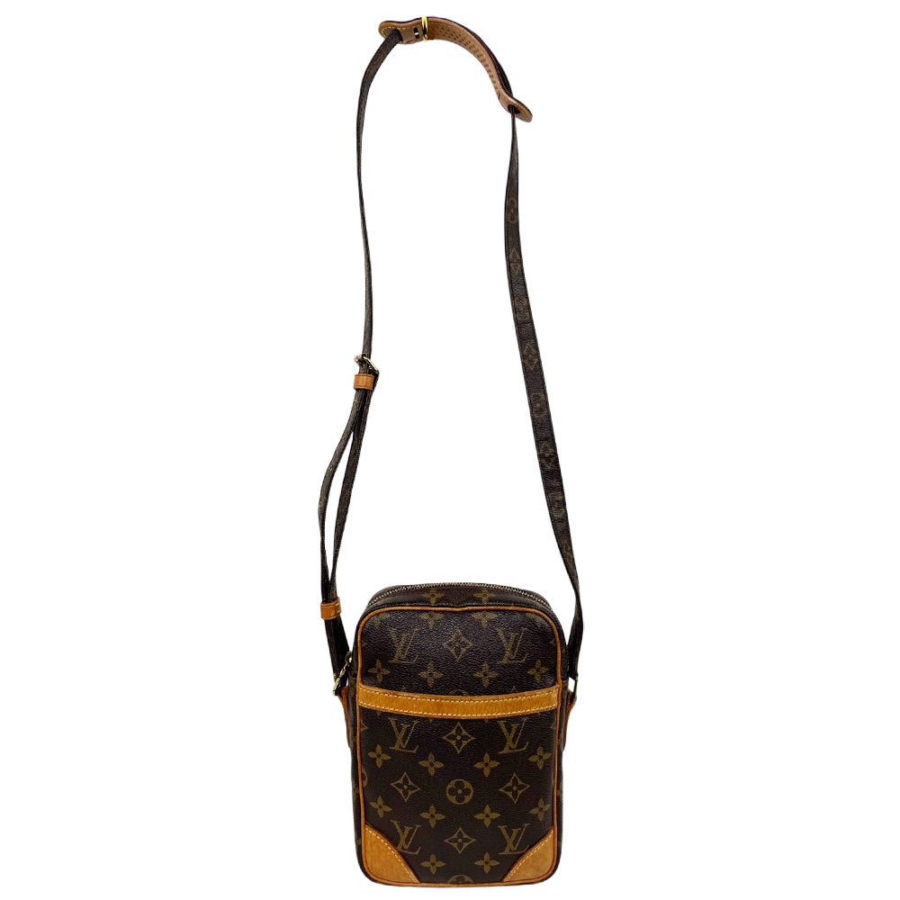 LOUIS VUITTON Danube Brown Monogram Crossbody Bag LHQ1746