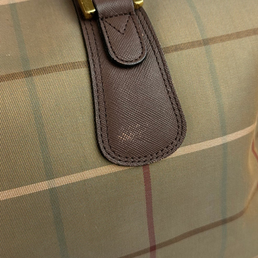 BURBERRY Check Duffle/Boston Bag LHQ1755