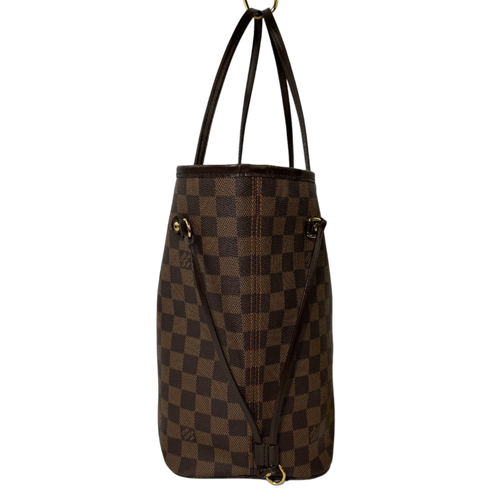 LOUIS VUITTON Neverfull MM Damier Ebene LHQ176