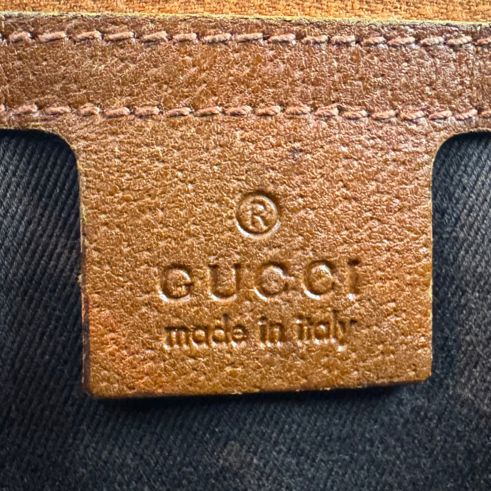 Gucci Brown Canvas Nailhead Tote Bag LHQ1761
