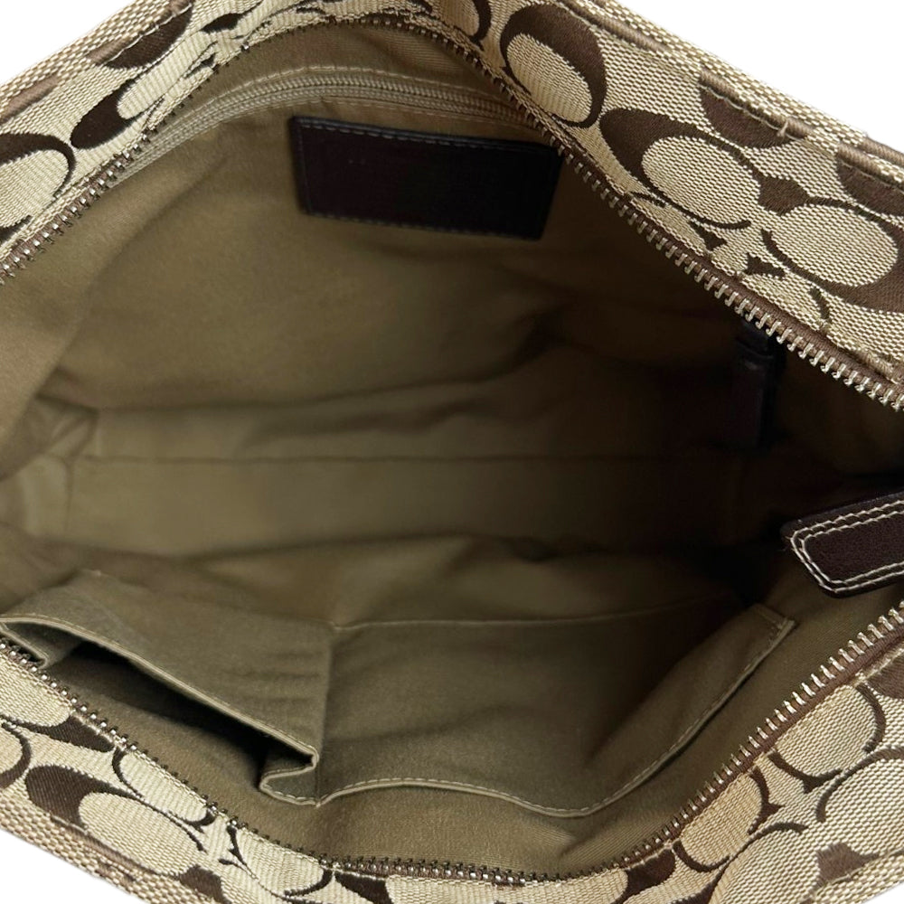 COACH Hampton Brown Signature Tote Bag LHQ1762