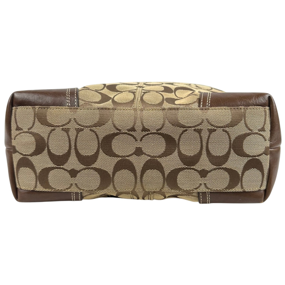 COACH Hampton Brown Signature Tote Bag LHQ1762
