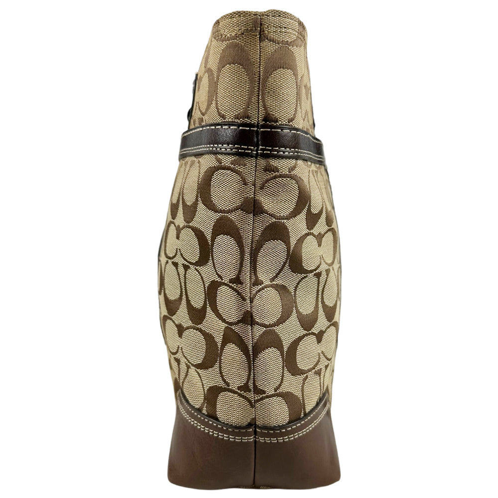 COACH Hampton Brown Signature Tote Bag LHQ1762
