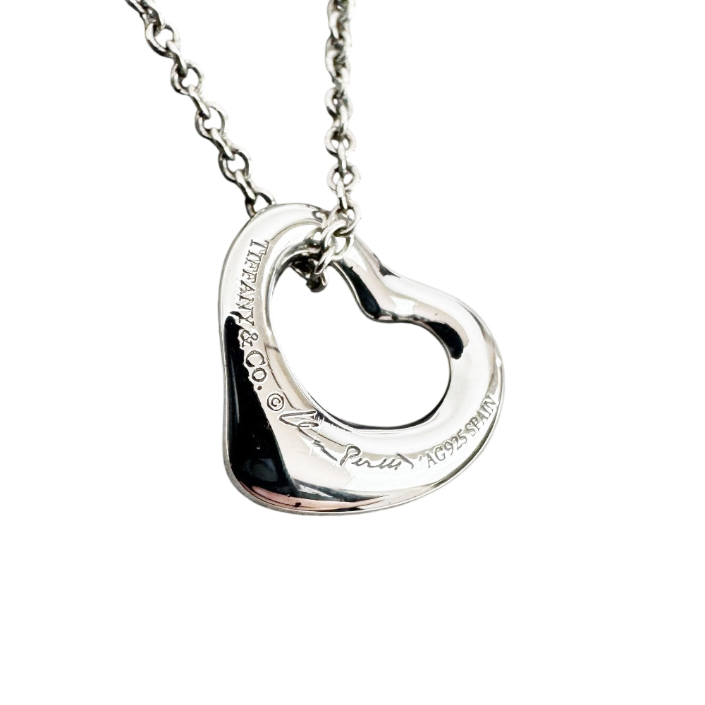 TIFFANY & CO Mini Open Heart Necklace LHQ1768