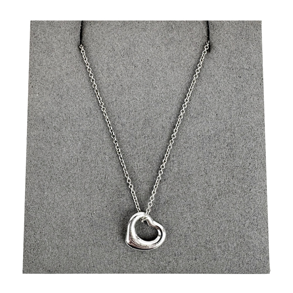TIFFANY & CO Mini Open Heart Necklace LHQ1768