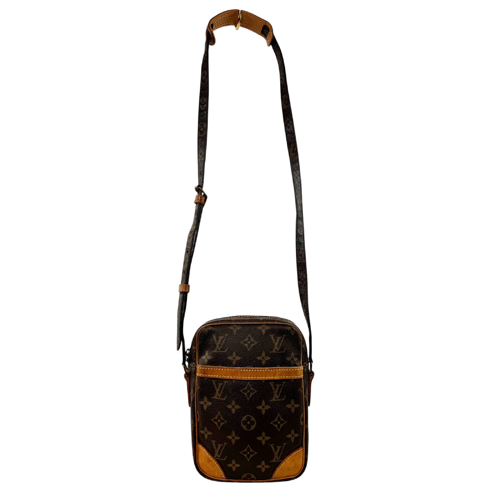 LOUIS VUITTON Danube Brown Monogram Crossbody Bag LHQ1771