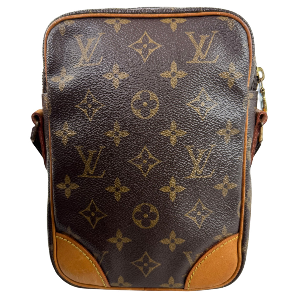LOUIS VUITTON Danube Brown Monogram Crossbody Bag LHQ1771