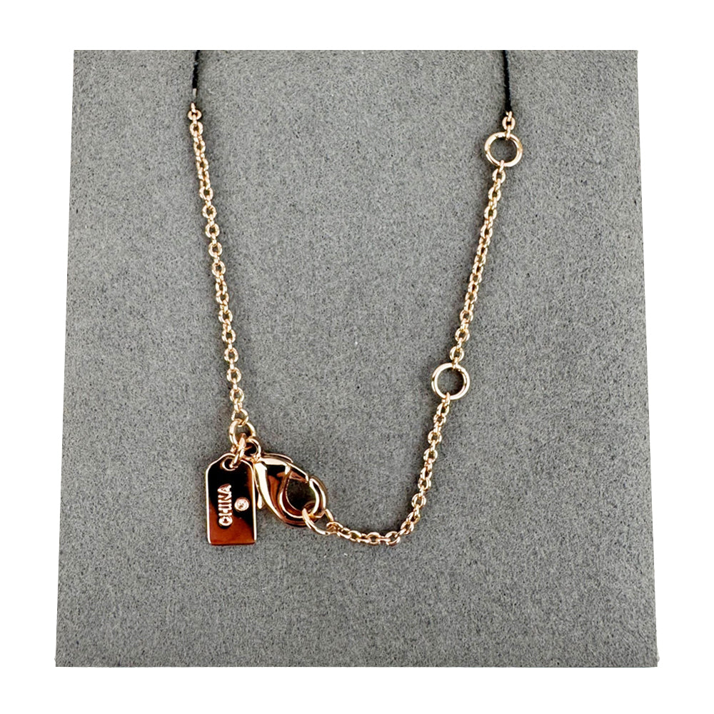 COACH Pave Signature C Gold Necklace LHQ1775