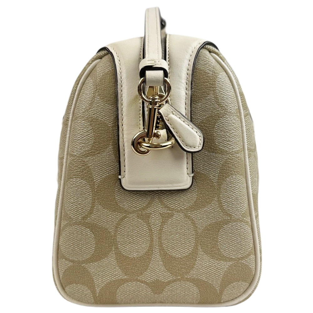 COACH Mini Bennet Signature 2 Way Crossbody Hand Bag LHQ1776