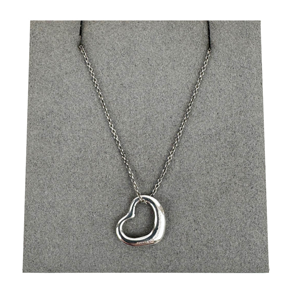 TIFFANY & CO Small Open Heart Necklace LHQ1780