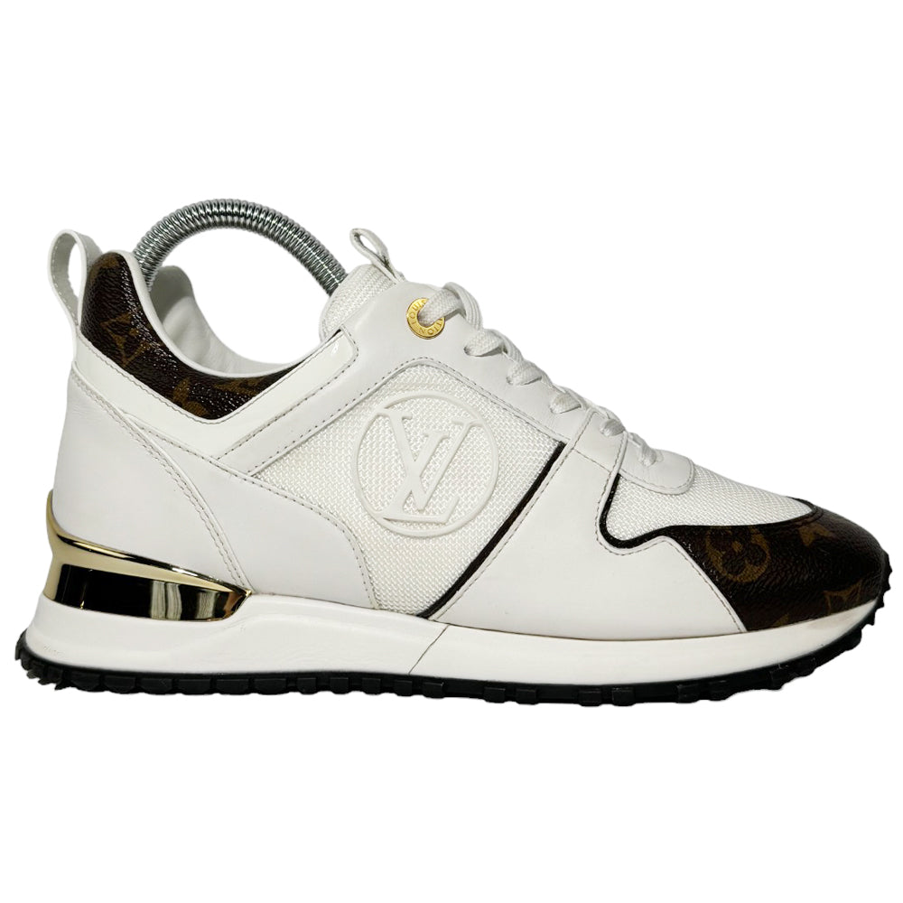 LOUIS VUITTON Bianco Run Away Scarpe da Ginnastica da Donna Taglia 5,5 UK LHQ179