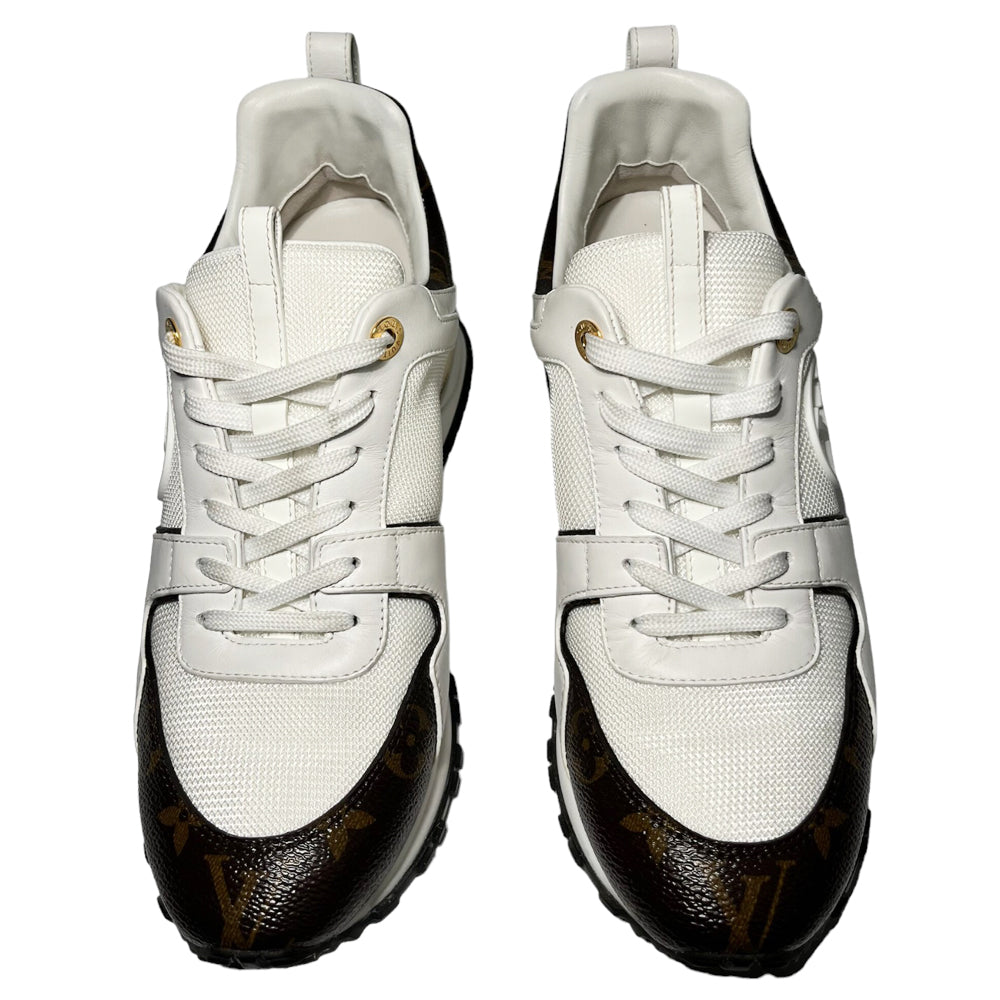 LOUIS VUITTON Blanco Run Away Zapatillas Mujer Tallas disponibles: 5.5 UK LHQ179