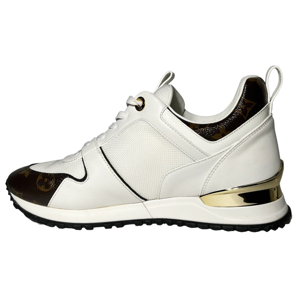 LOUIS VUITTON Blanco Run Away Zapatillas Mujer Tallas disponibles: 5.5 UK LHQ179