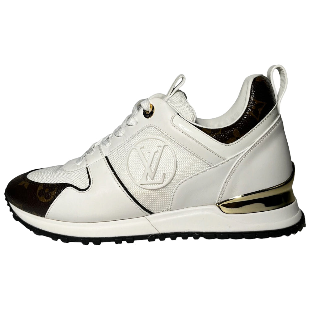 LOUIS VUITTON Blanco Run Away Zapatillas Mujer Tallas disponibles: 5.5 UK LHQ179