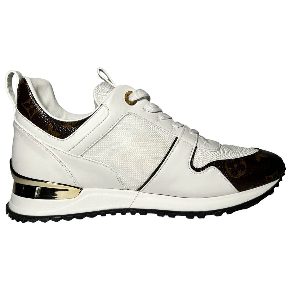 LOUIS VUITTON Blanco Run Away Zapatillas Mujer Tallas disponibles: 5.5 UK LHQ179