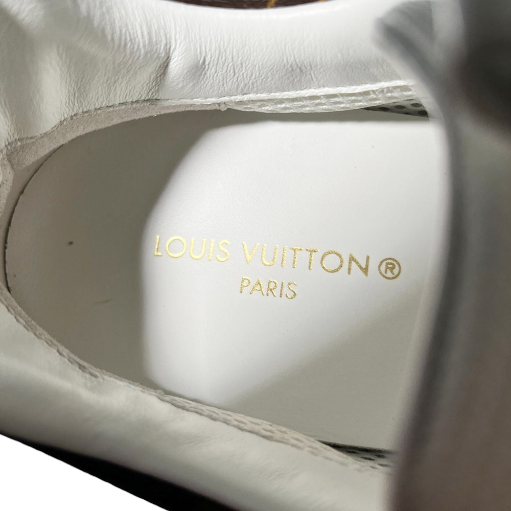 LOUIS VUITTON Bianco Run Away Scarpe da Ginnastica da Donna Taglia 5,5 UK LHQ179