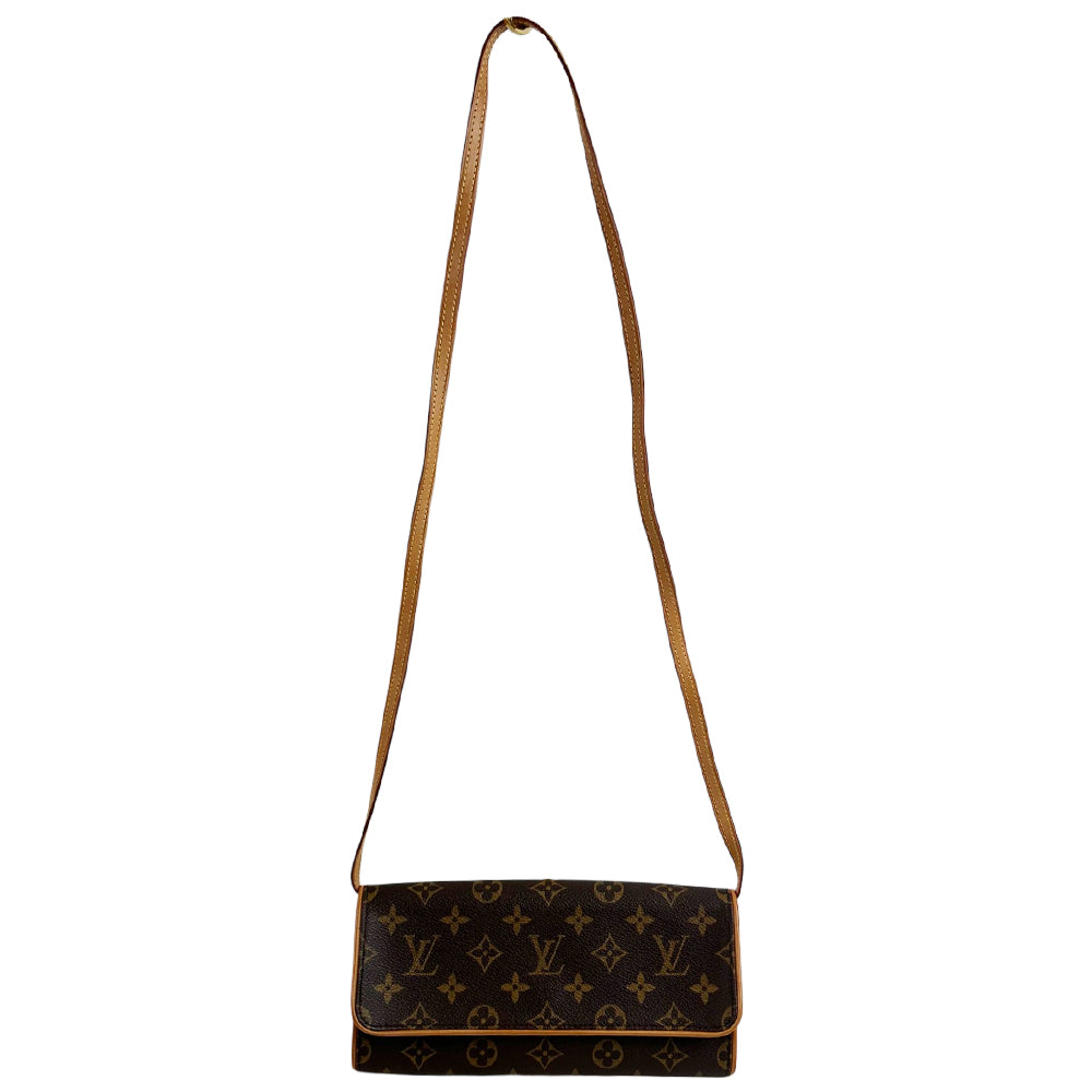 LOUIS VUITTON Monogram Twin Pochette GM Shoulder Bag LHQ1795
