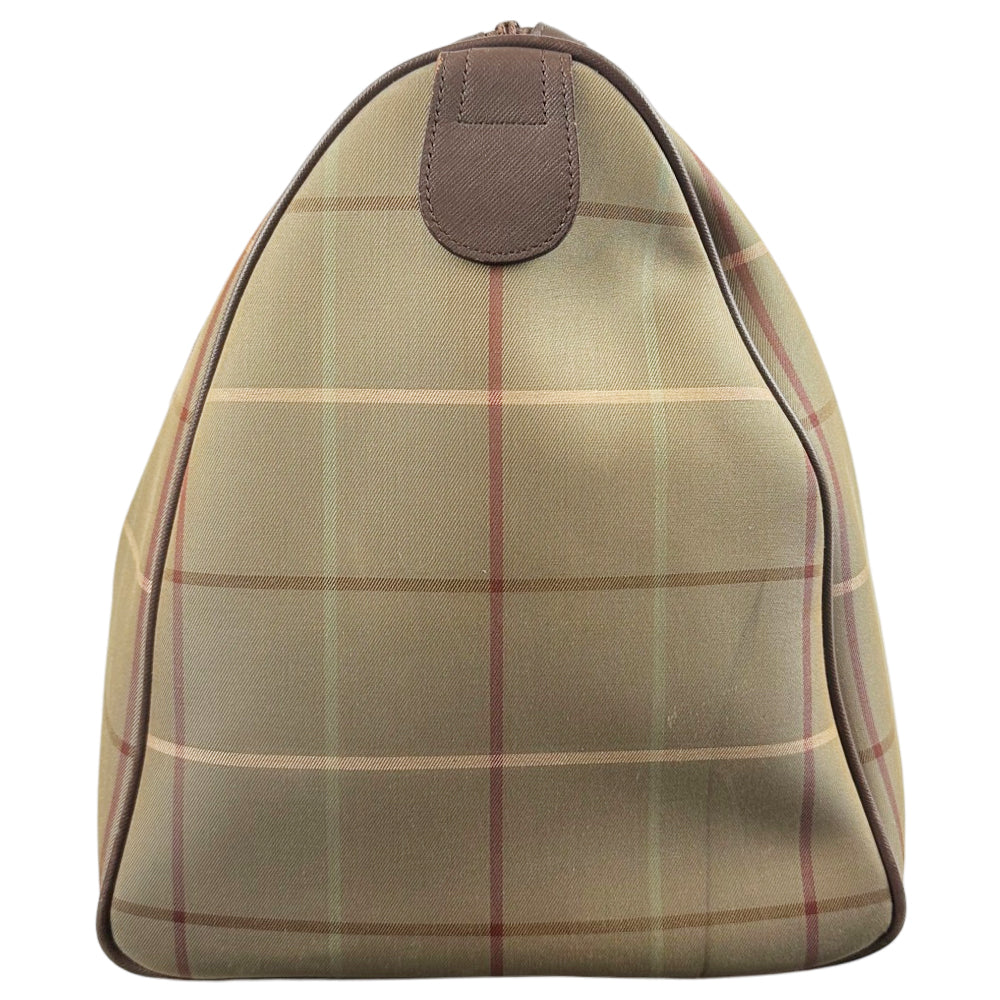 BURBERRY Check Duffle/Boston Bag LHQ1800