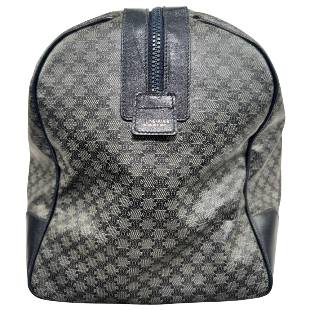 CELINE Black Macadam Boston Weekender Bag LHQ1816