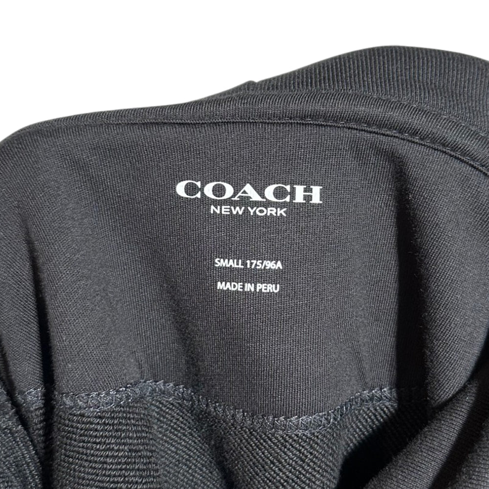 COACH Airbrush Signature Black Hoodie Size S LHQ1817