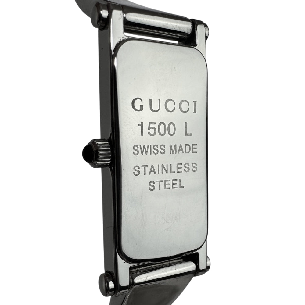 GUCCI Grey Dial Stainless Steel Bangle Watch LHQ1818