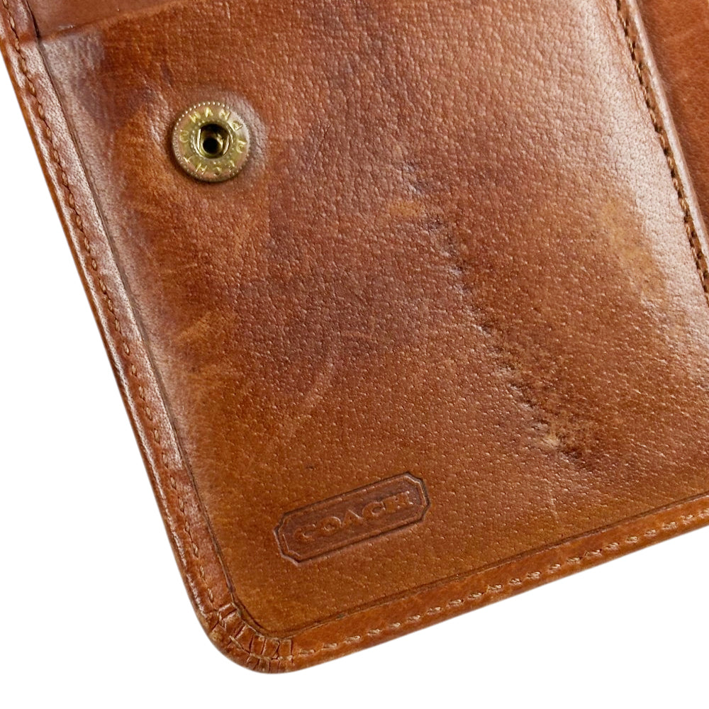 COACH Brown Leather Wallet LHQ1821