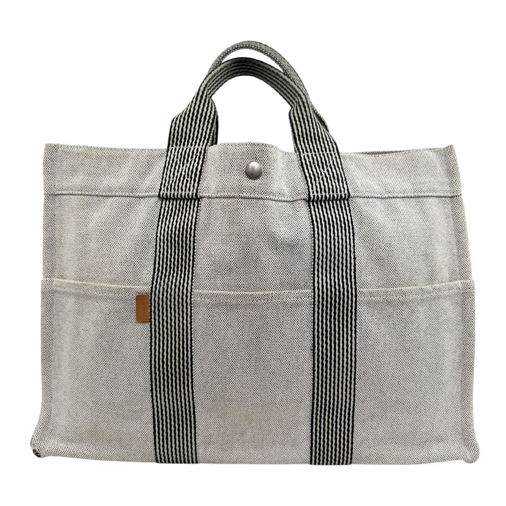 HERMES Fourre-Tout Grey Tote Bag LHQ1832
