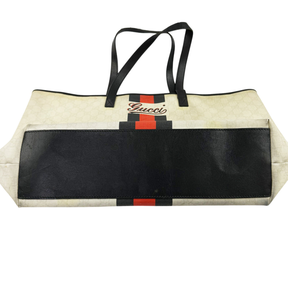 GUCCI GG Logo Sherry Line Tote Shoulder Bag LHQ1834