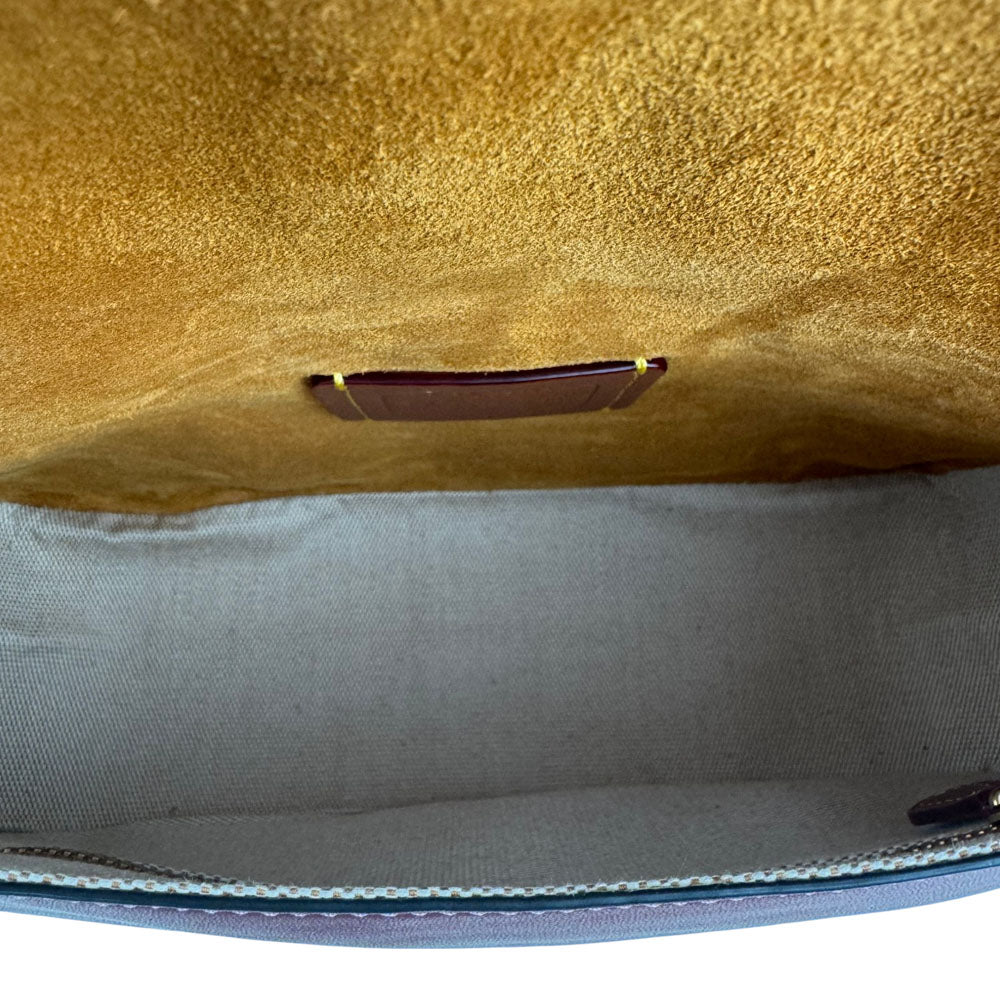 COACH Soft Tabby Shoulder Maroon Bag LHQ1839