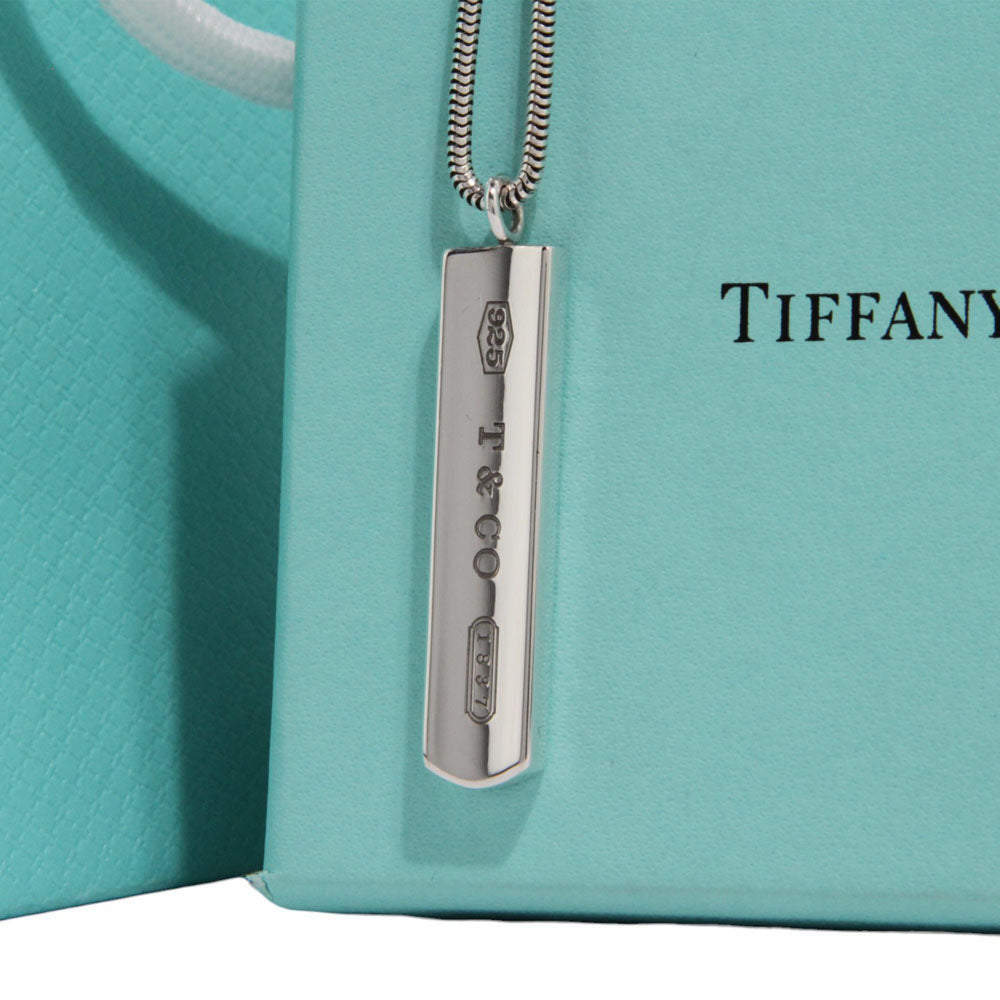 TIFFANY & Co. Collana Ciondolo 1837 Argento LHQ184