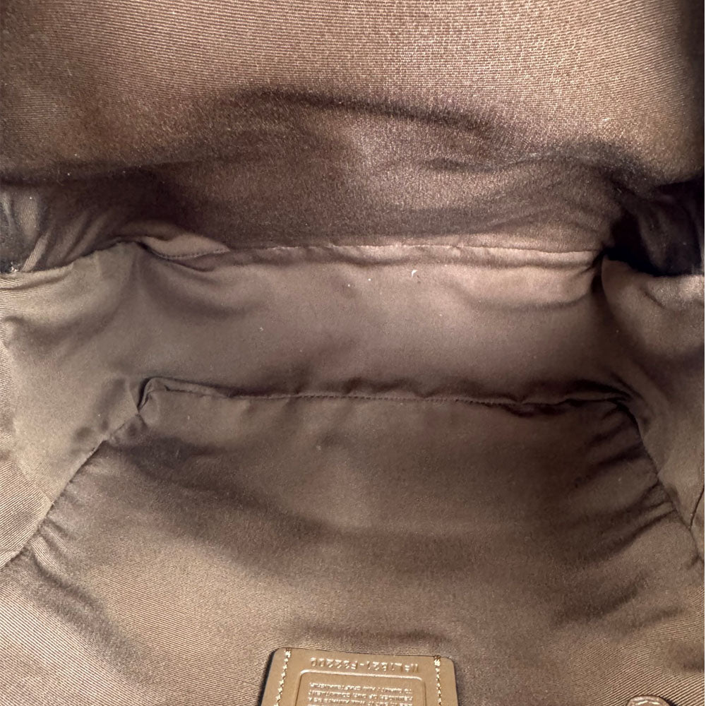 COACH Brown Signature Canvas Backpack LHQ1849