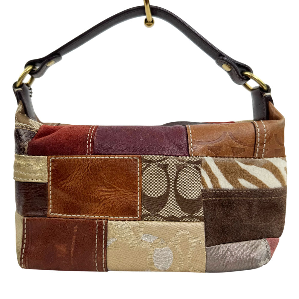 COACH Signature Patchwork Mini Hobo Bag LHQ1854