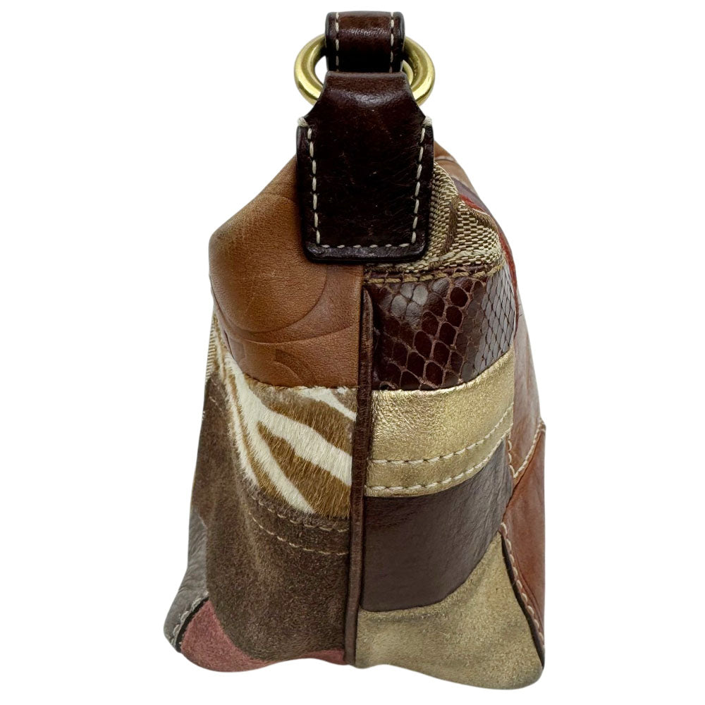 COACH Signature Patchwork Mini Hobo Bag LHQ1854