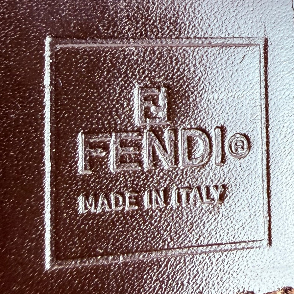 FENDI Zucca Brown Tote Hand Bag LHQ1860