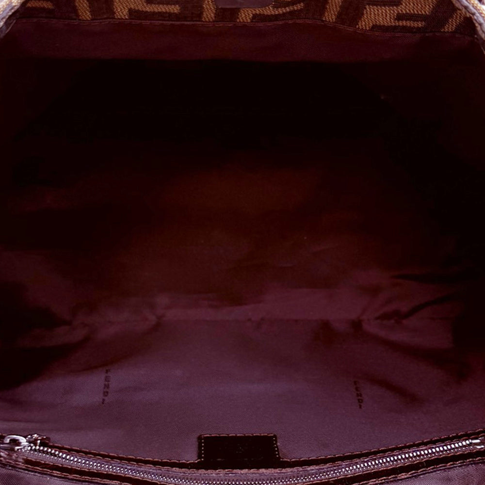 FENDI Zucca Brown Tote Hand Bag LHQ1860