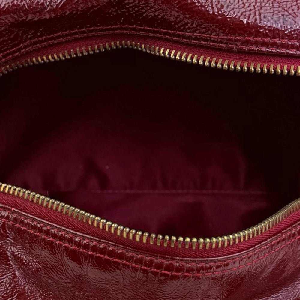 COACH Ashley Red Patent Leather Shoulder Bag LHQ1874