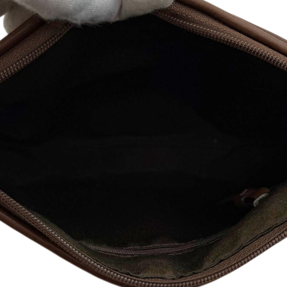 COACH Signature Brown Canvas Crossbody Bag LHQ1876