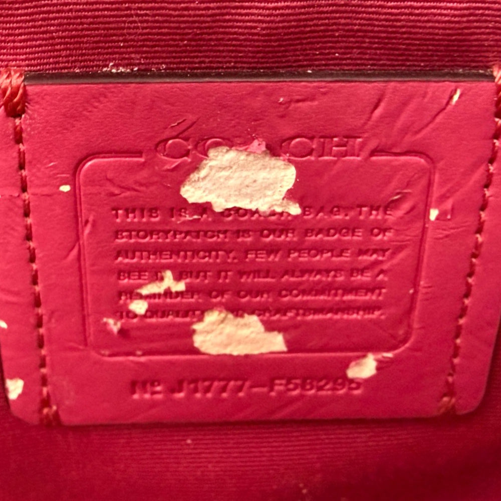 COACH Brown Signature Mini Sierra Crossbody Hand Bag LHQ1878