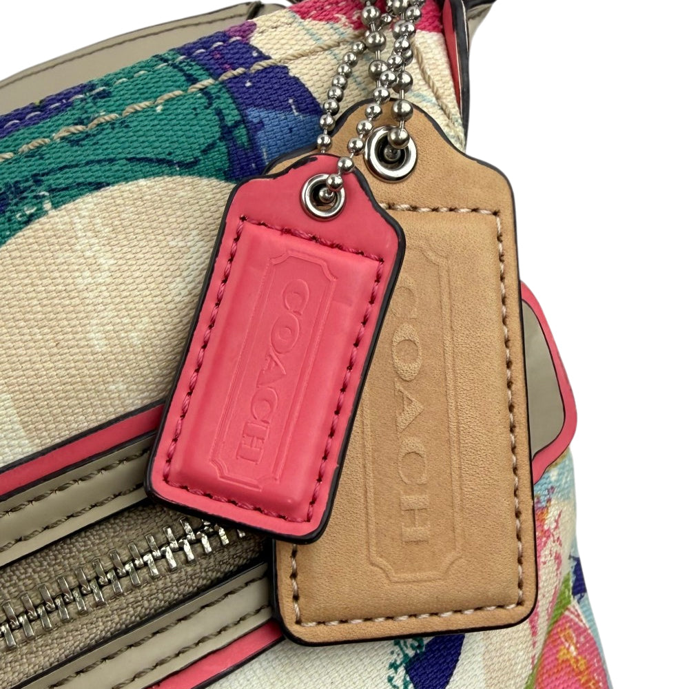 COACH Poppy C Graffiti Shoulder Bag LHQ1879