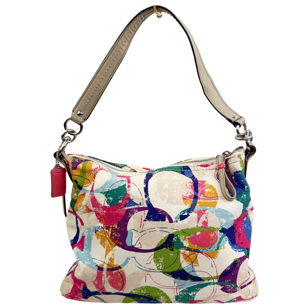 COACH Poppy C Graffiti Shoulder Bag LHQ1879