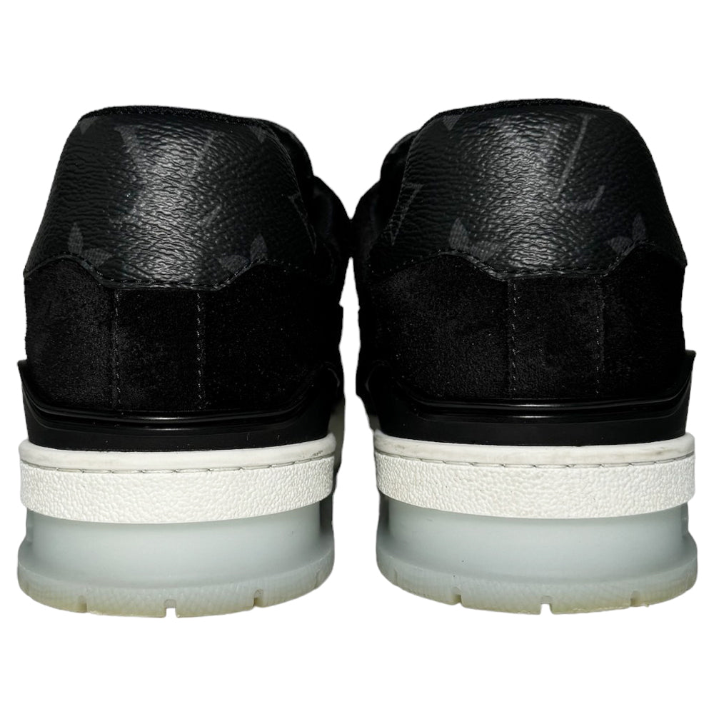 LOUIS VUITTON LV Sneakers Monogram Schwarz Turnschuhe Größe 6 UK LHQ188