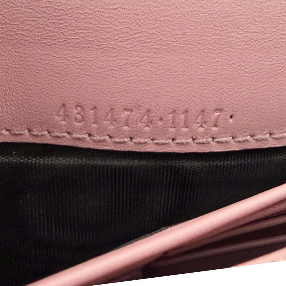GUCCI Peony Pearl GG Purse Wallet LHQ1885