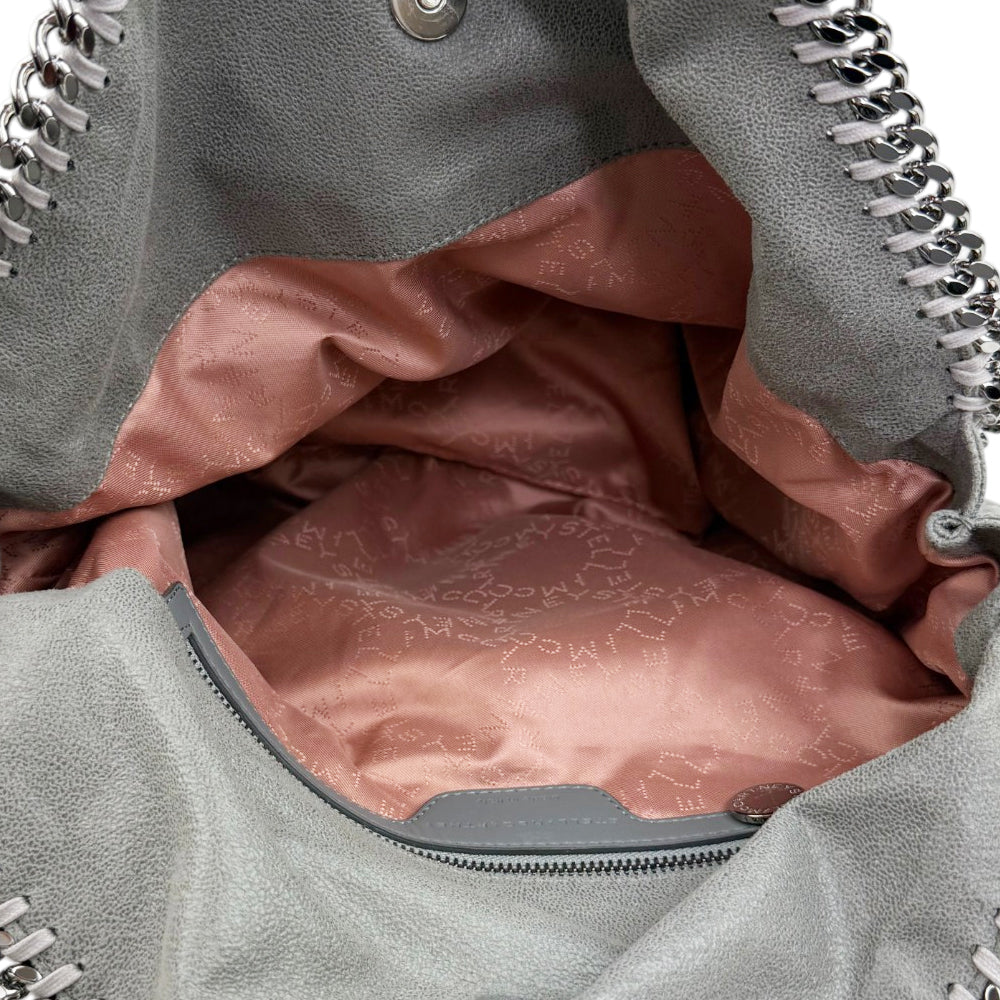 STELLA McCARTNEY Large Falabella Grey Chain Shoulder Bag LHQ1886