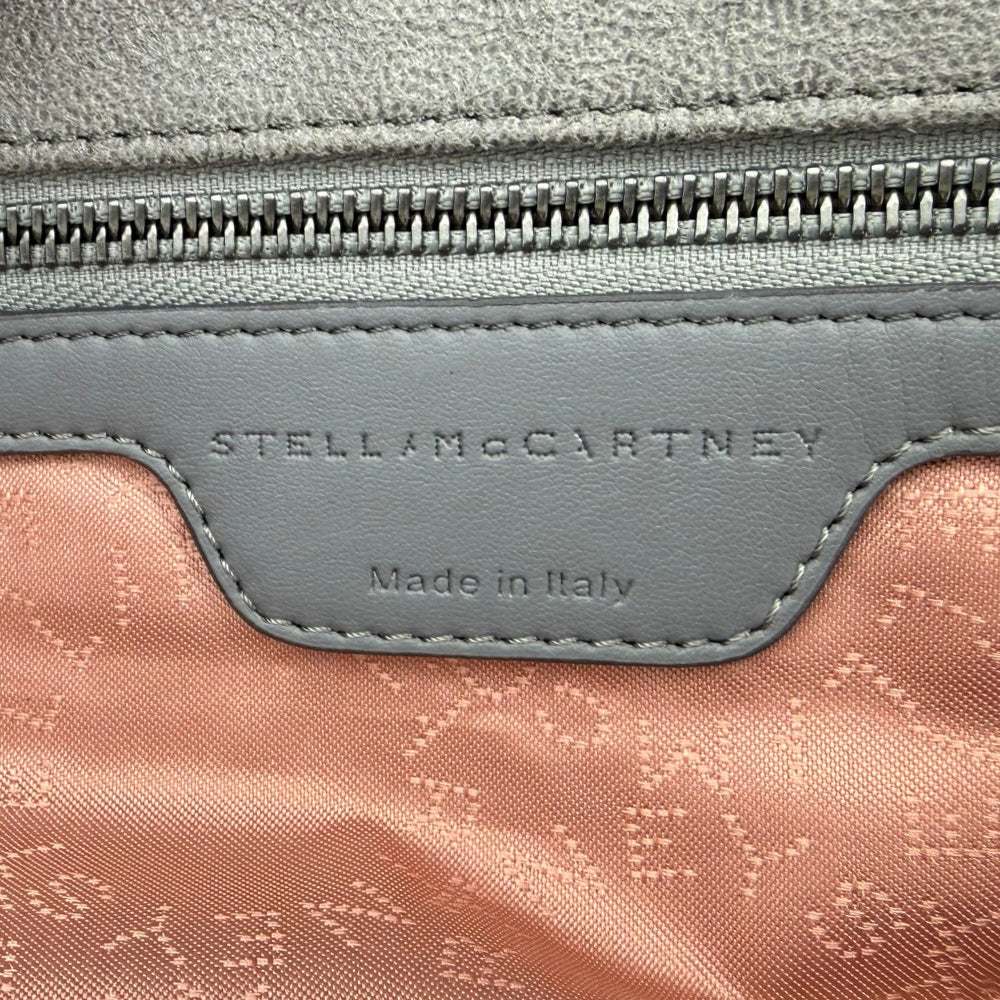 STELLA McCARTNEY Large Falabella Grey Chain Shoulder Bag LHQ1886