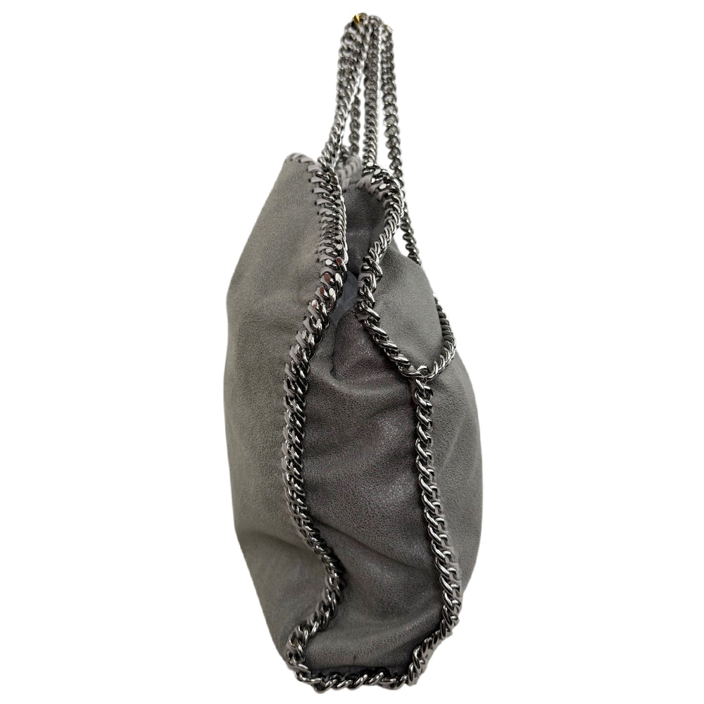 STELLA McCARTNEY Large Falabella Grey Chain Shoulder Bag LHQ1886
