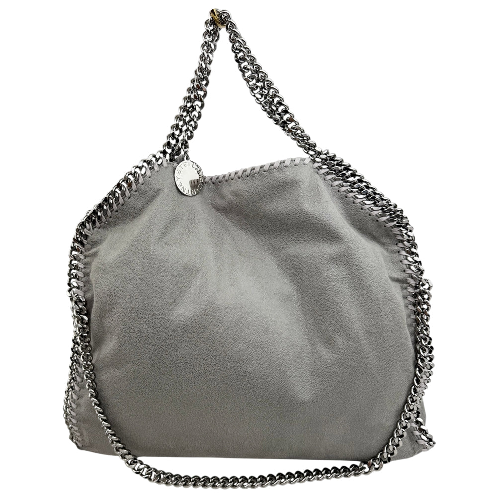 STELLA McCARTNEY Large Falabella Grey Chain Shoulder Bag LHQ1886