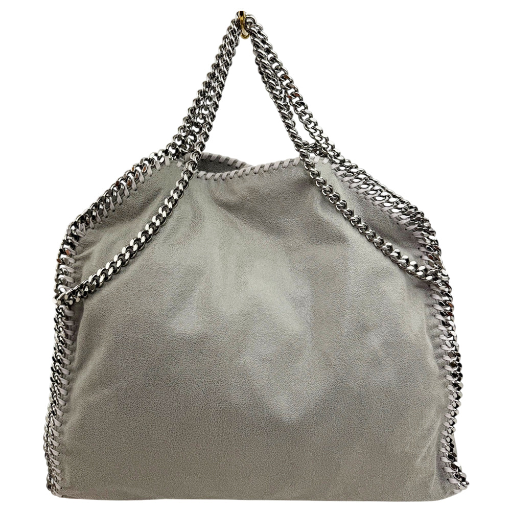 STELLA McCARTNEY Large Falabella Grey Chain Shoulder Bag LHQ1886