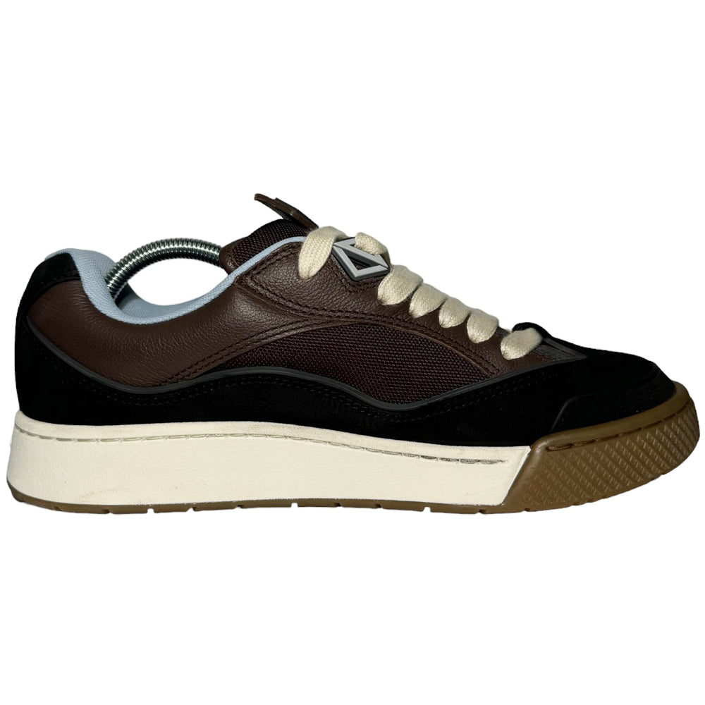 CHRISTIAN DIOR x TRAVIS SCOTT B713 Cactus Jack Brown Scarpe da Ginnastica Taglia 7,5 UK LHQ189