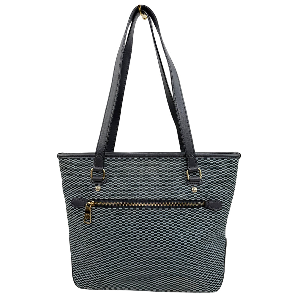 COACH Ava Blue Canvas Tote Shoulder Bag LHQ1892