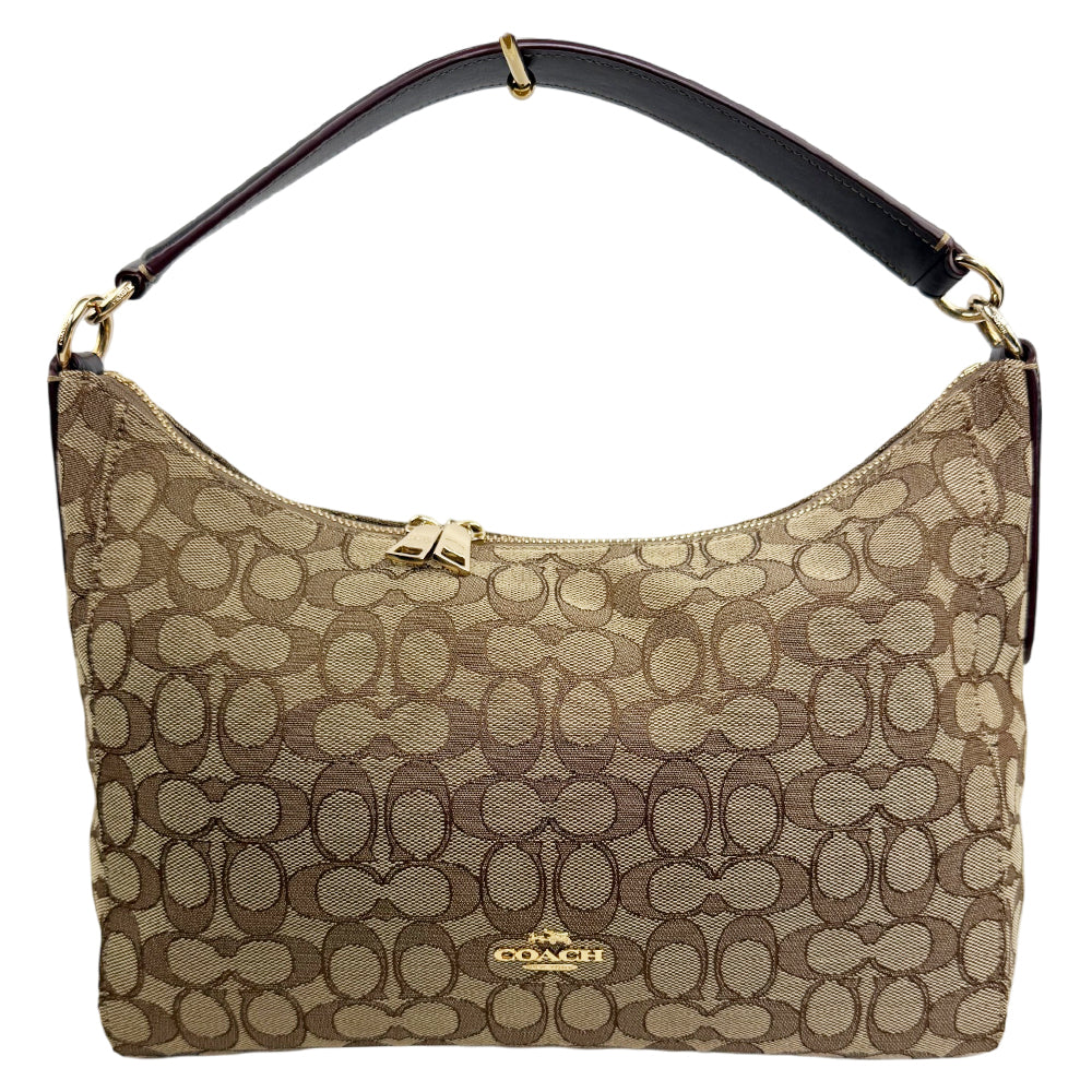 COACH Celeste Signature Canvas Brown Hand Bag LHQ1898